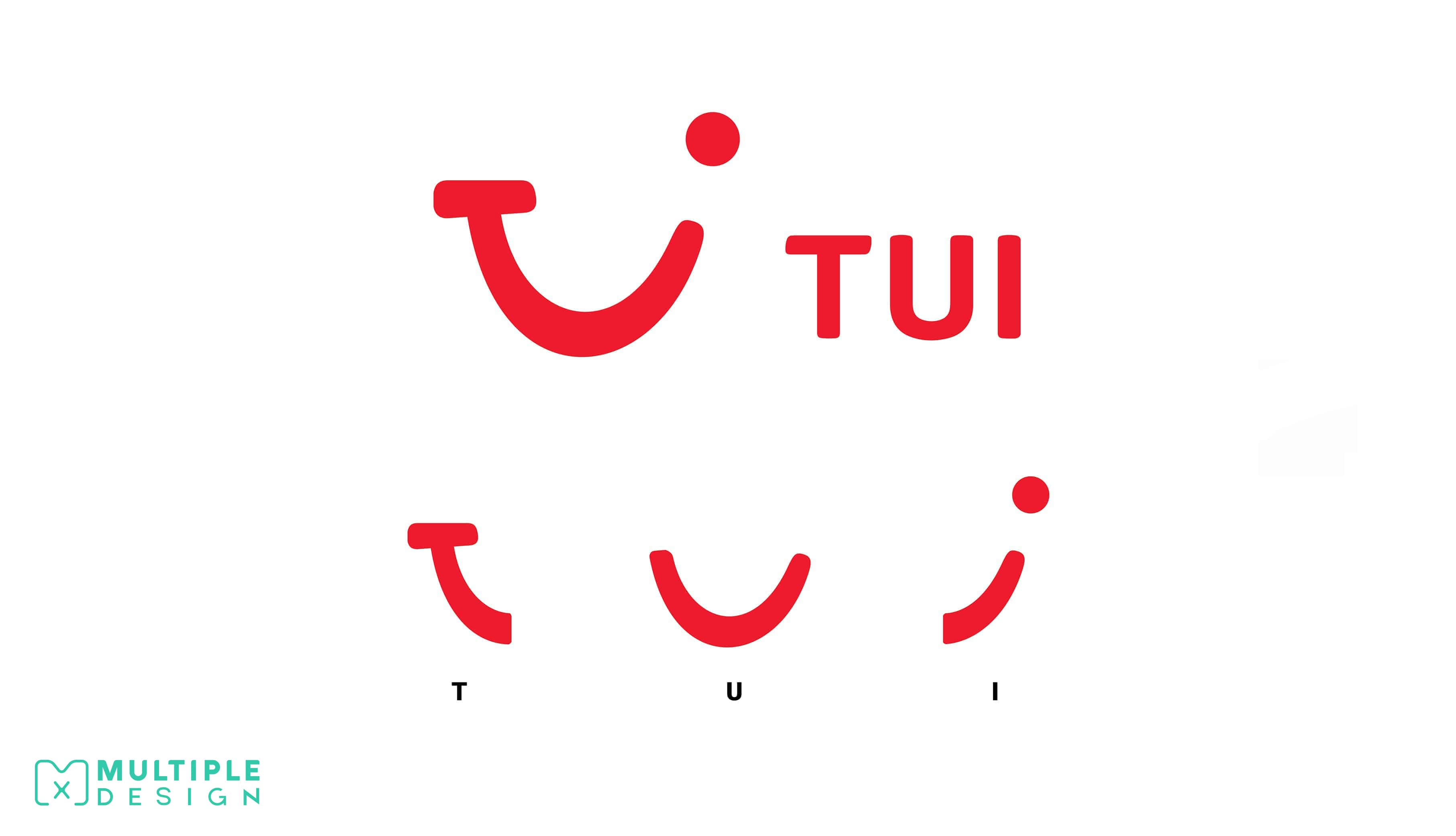 TUI logo, smiling face