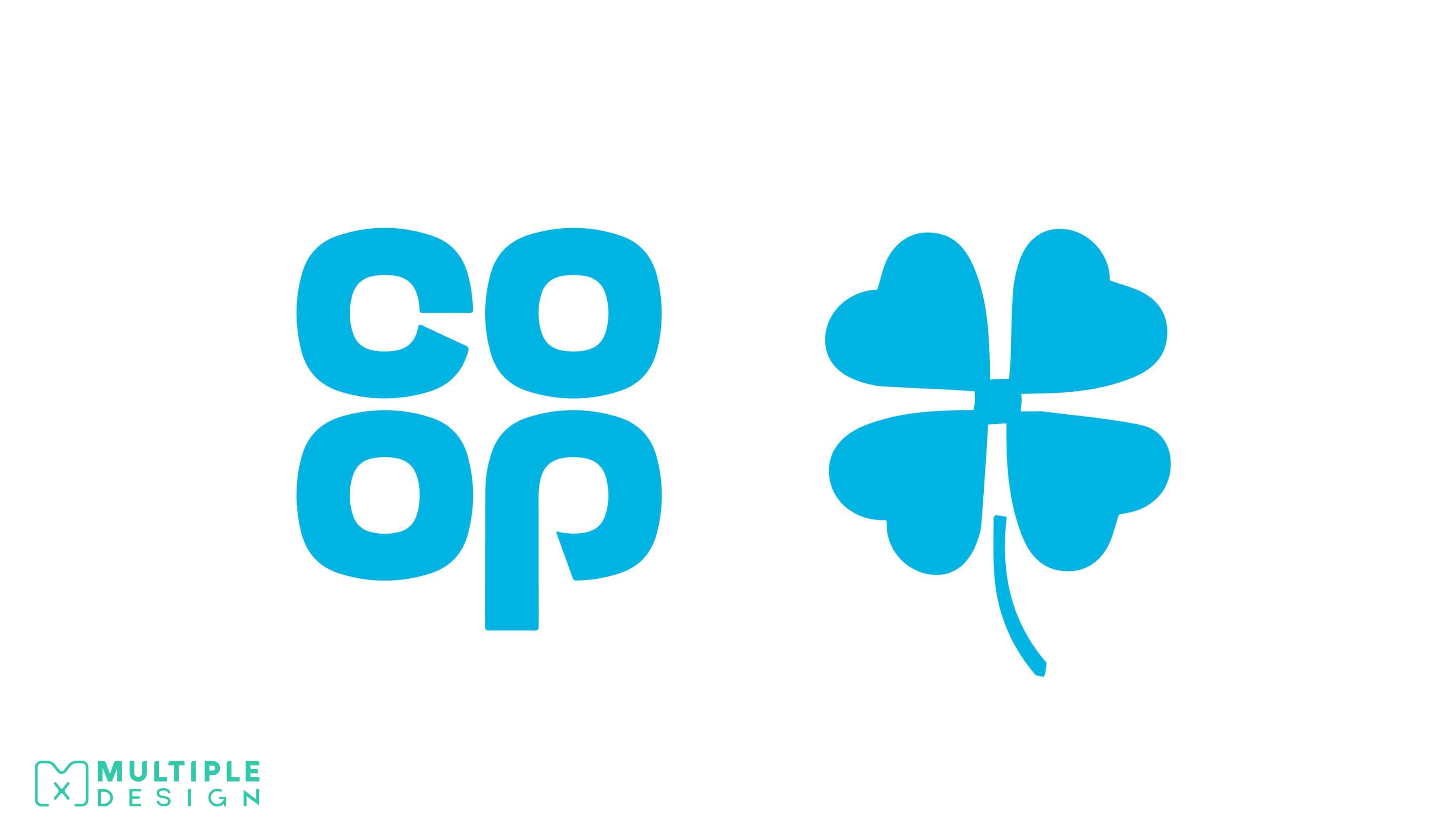 co-operative Logo, clover leaf