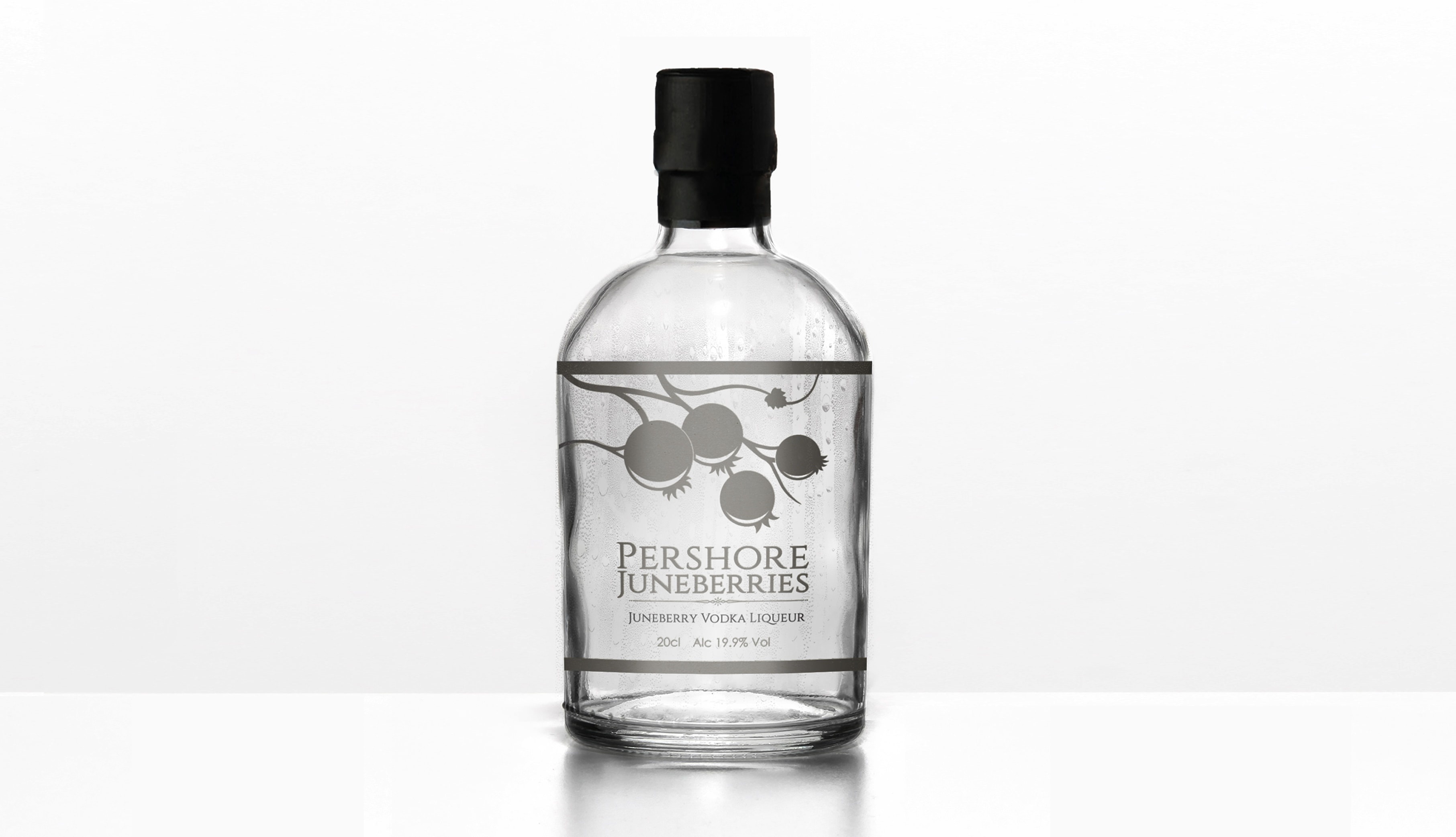 Pershore Juneberries - Vodka Labels
