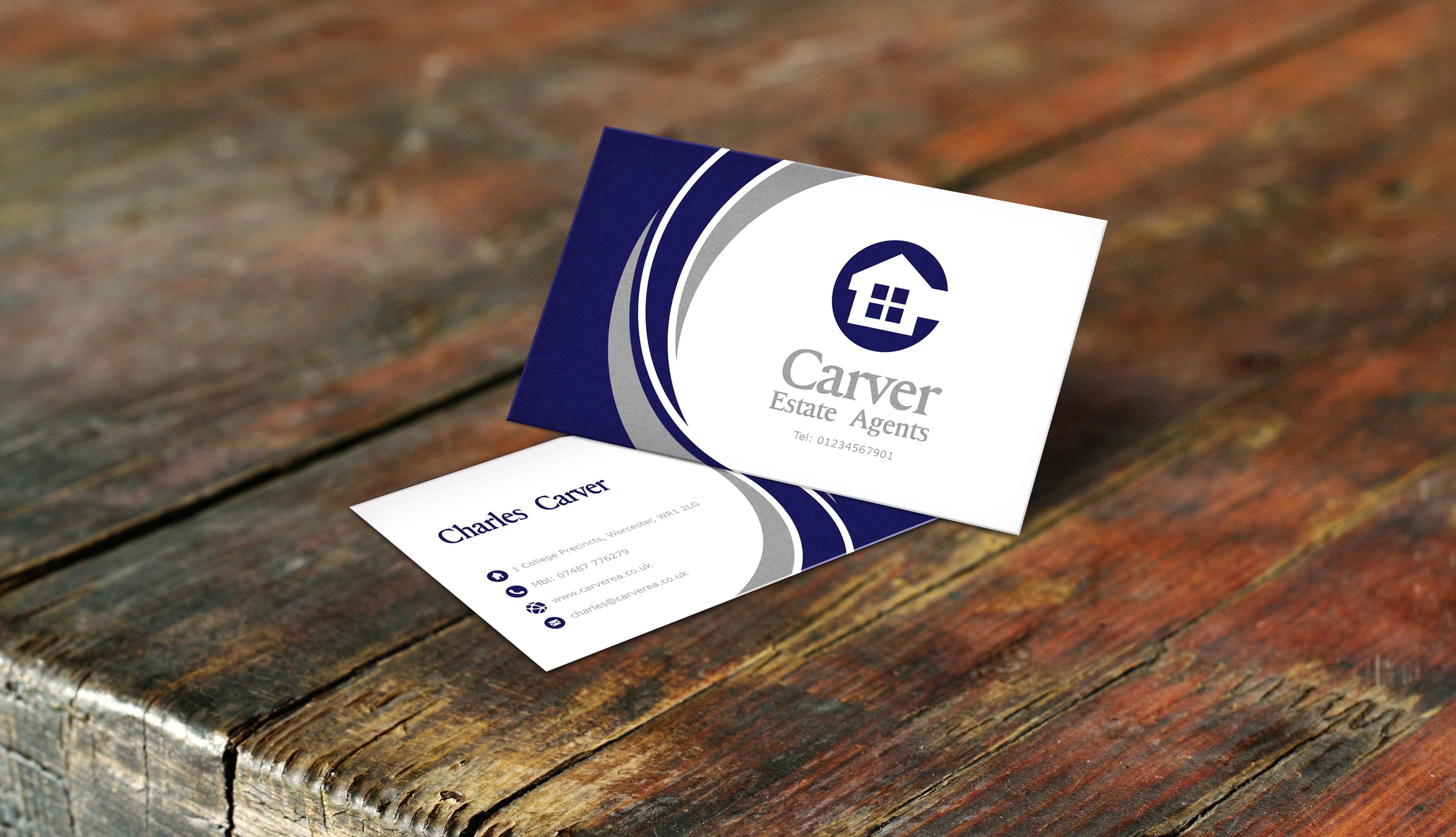 Carver Estate Agents - Business Cards