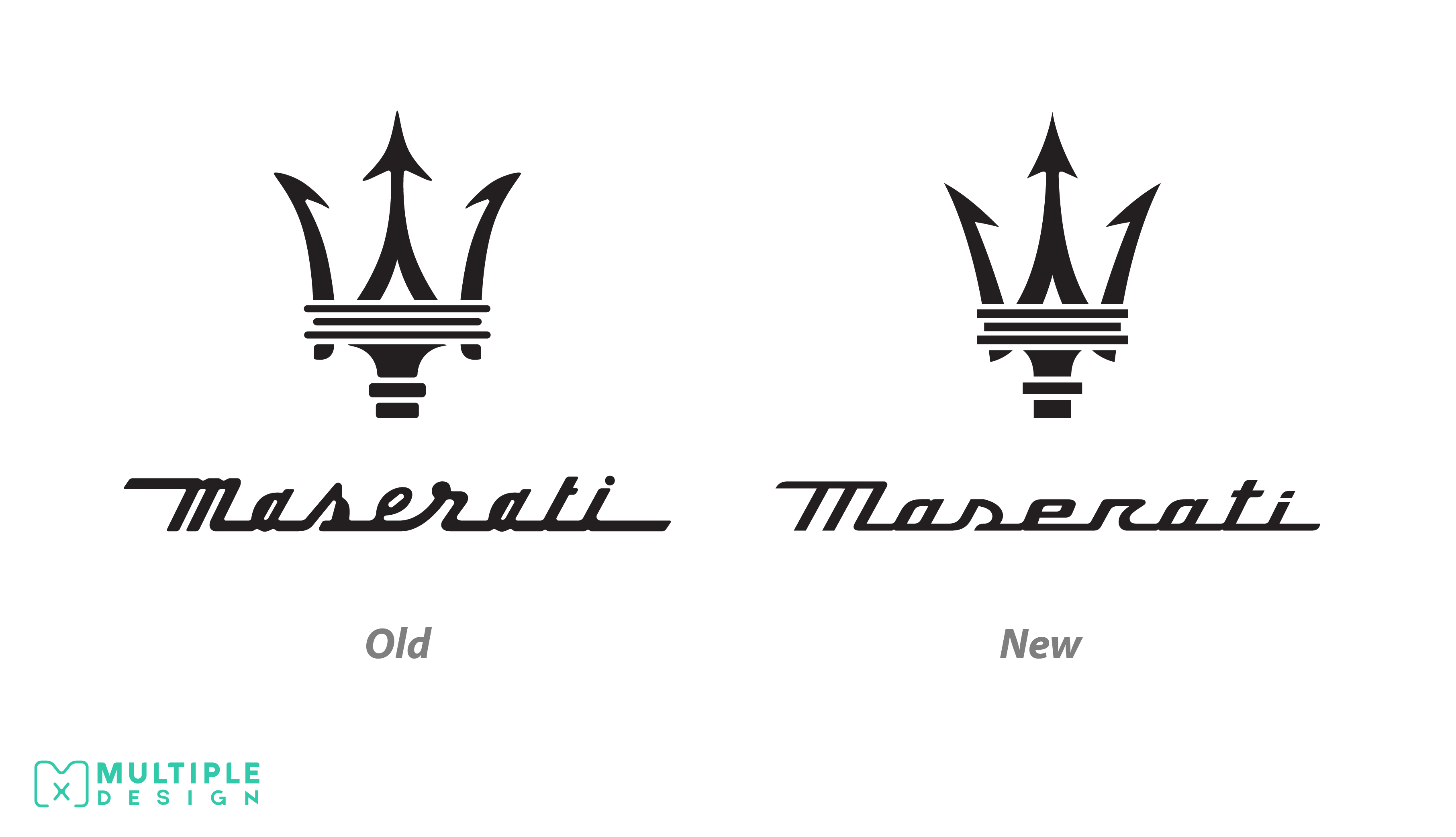 Maserati Logo Rebrand New