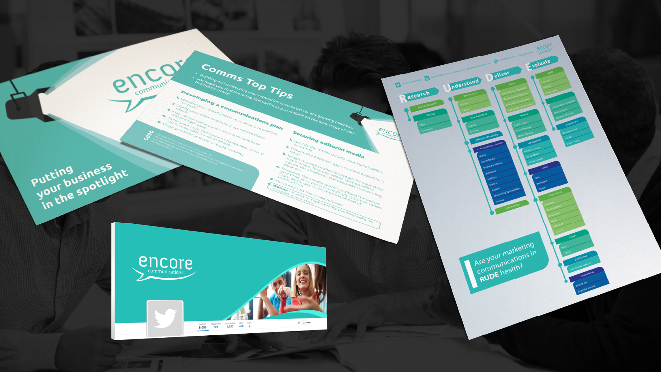 Encore Design Encore Communications - Multiple Graphic Design